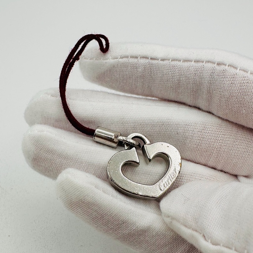 Cartier Silver Heart Charm